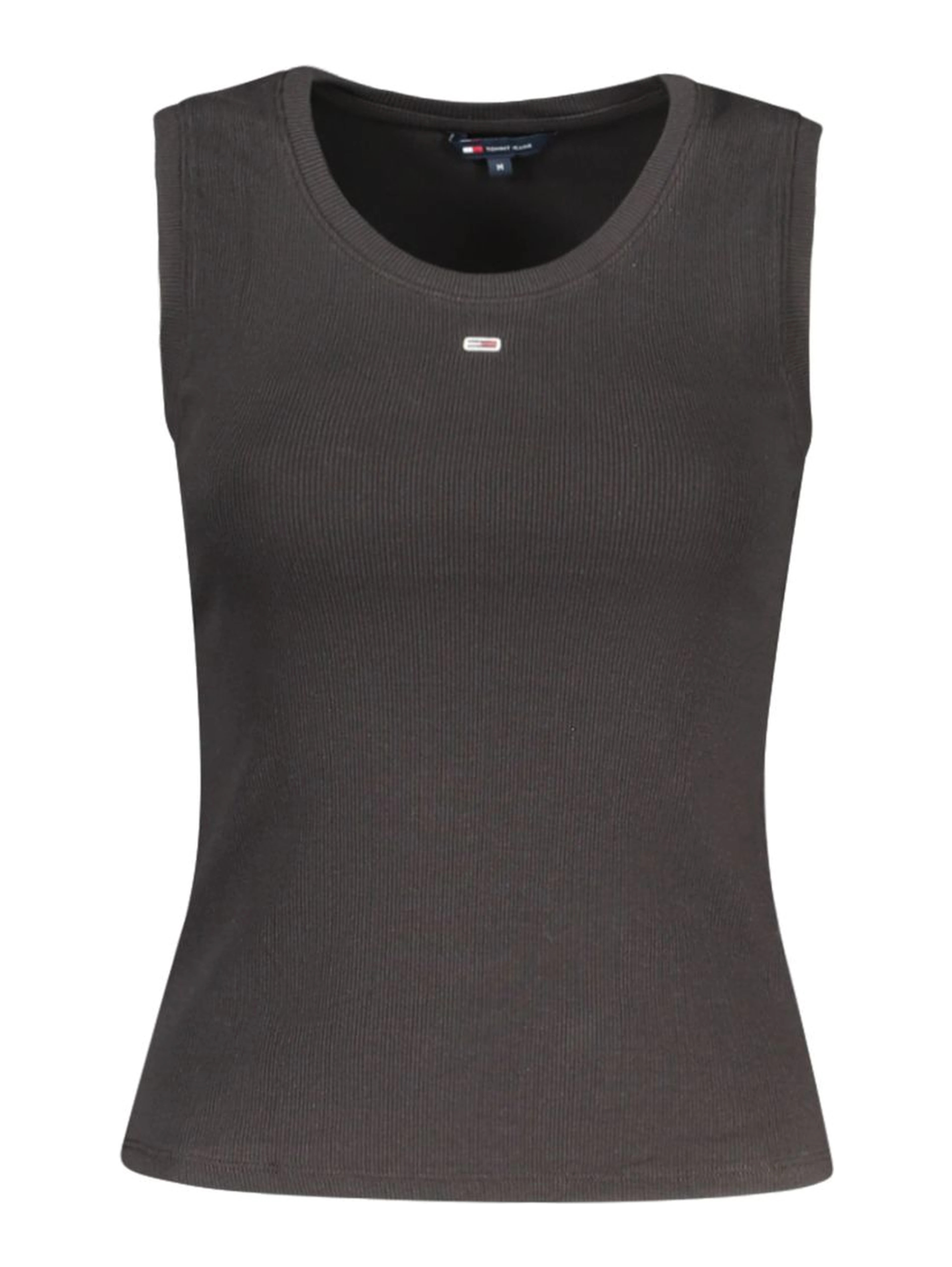 Black Cotton Tank Top