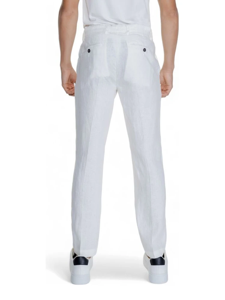 White Linen Casual Pants alternative