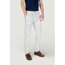 White Cotton Skinny Pants