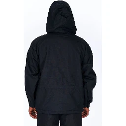 Black Polyester Men's Jacket