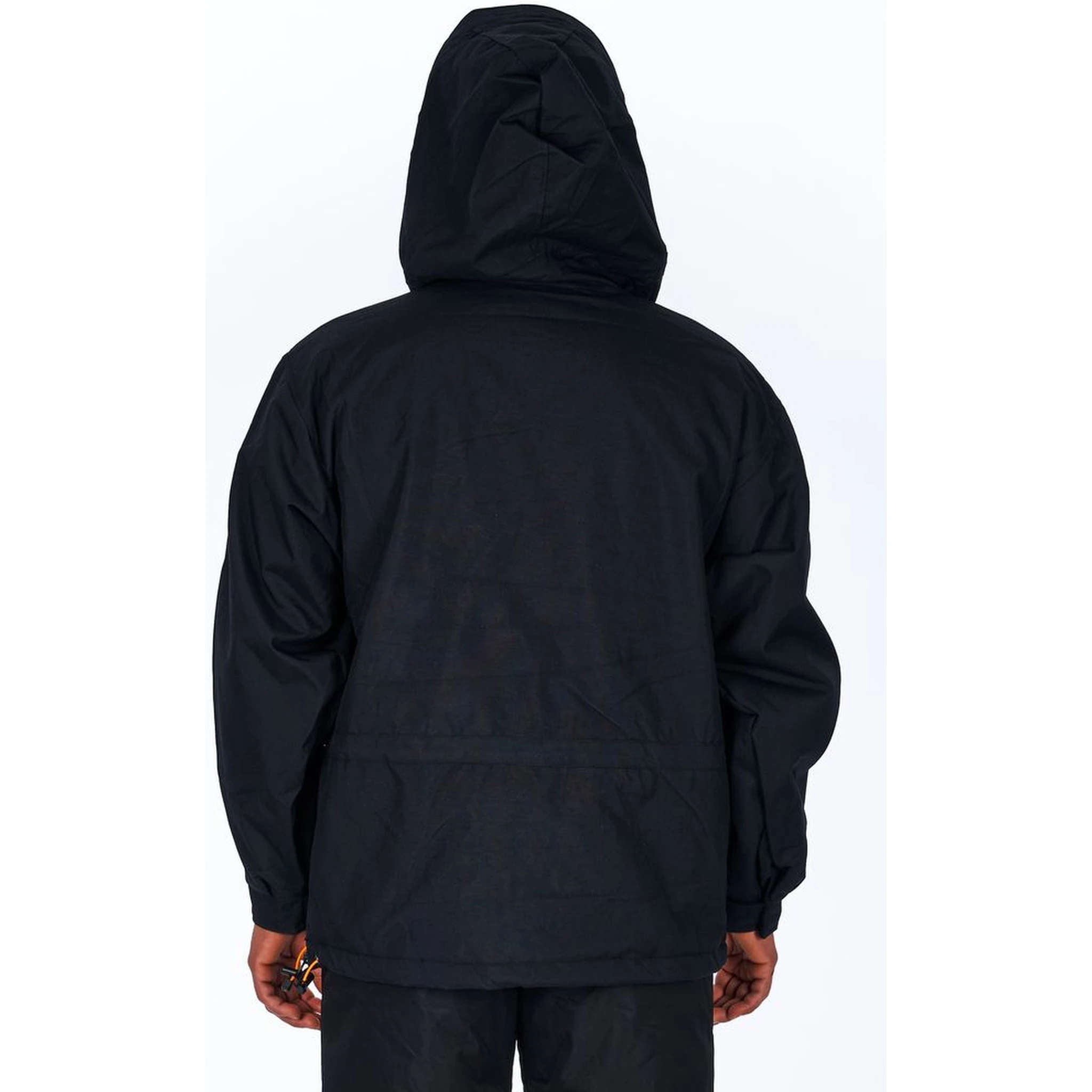 Black Polyester Men's Jacket