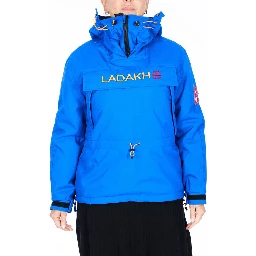 Blue Polyester Women Jacket