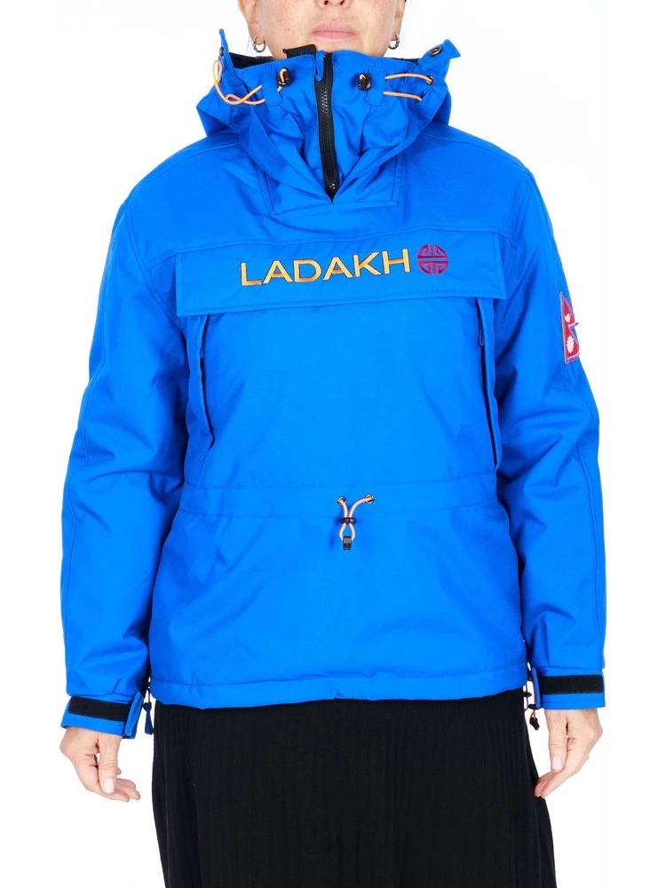 Blue Polyester Women Jacket