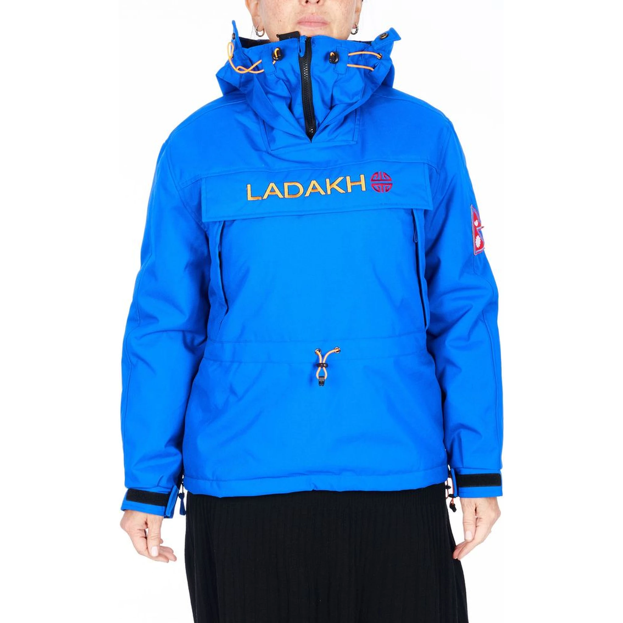 Blue Polyester Women Jacket