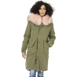 Army Cotton Women Parka