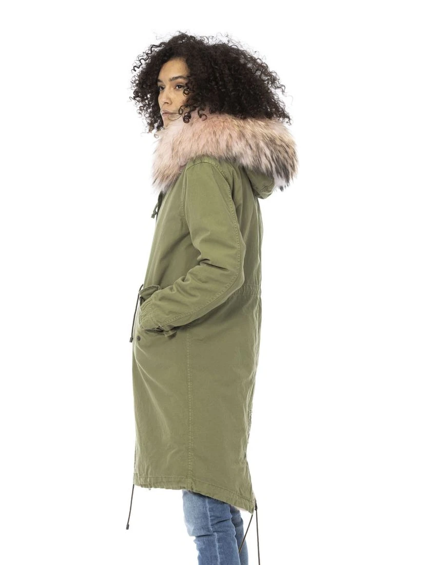 Army Cotton Women Parka