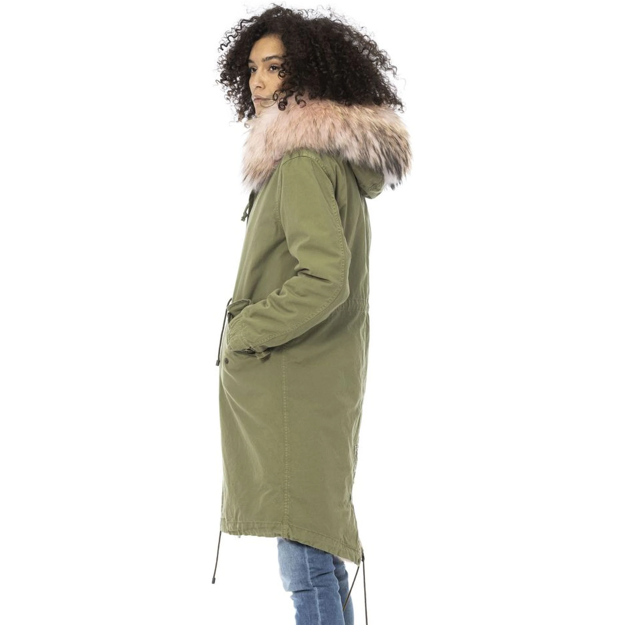 Army Cotton Women Parka