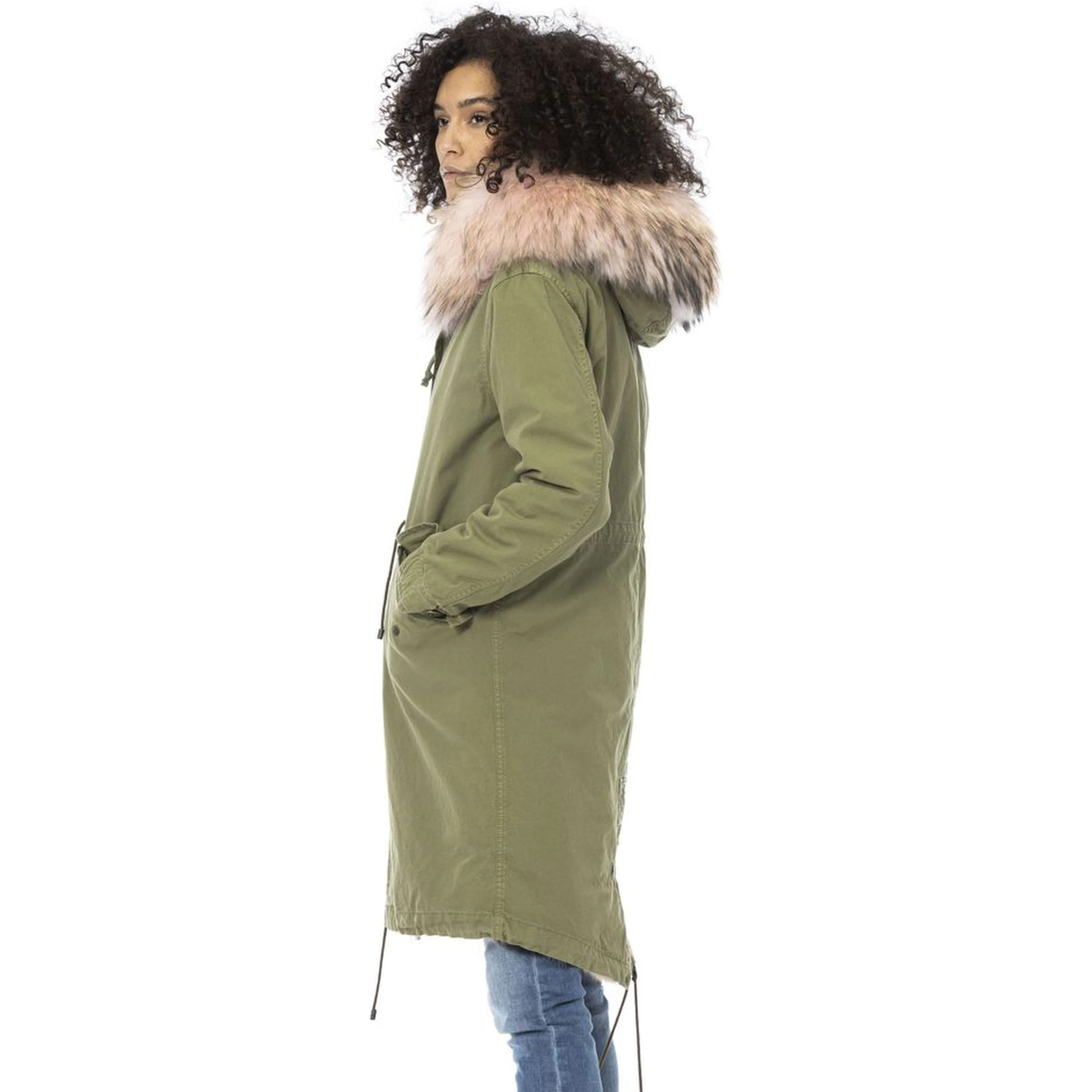 Army Cotton Women Parka