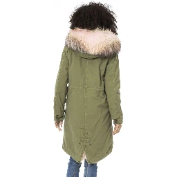Army Cotton Women Parka