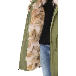 Army Cotton Women Parka