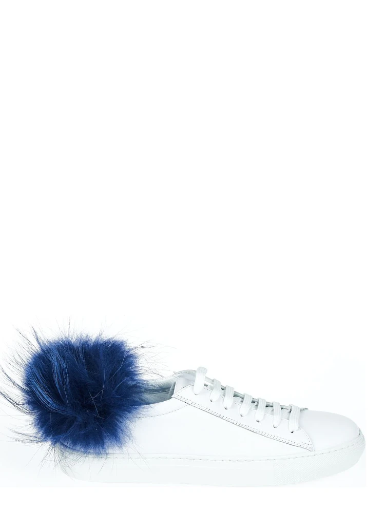 White Lamb Leather Women Sneaker