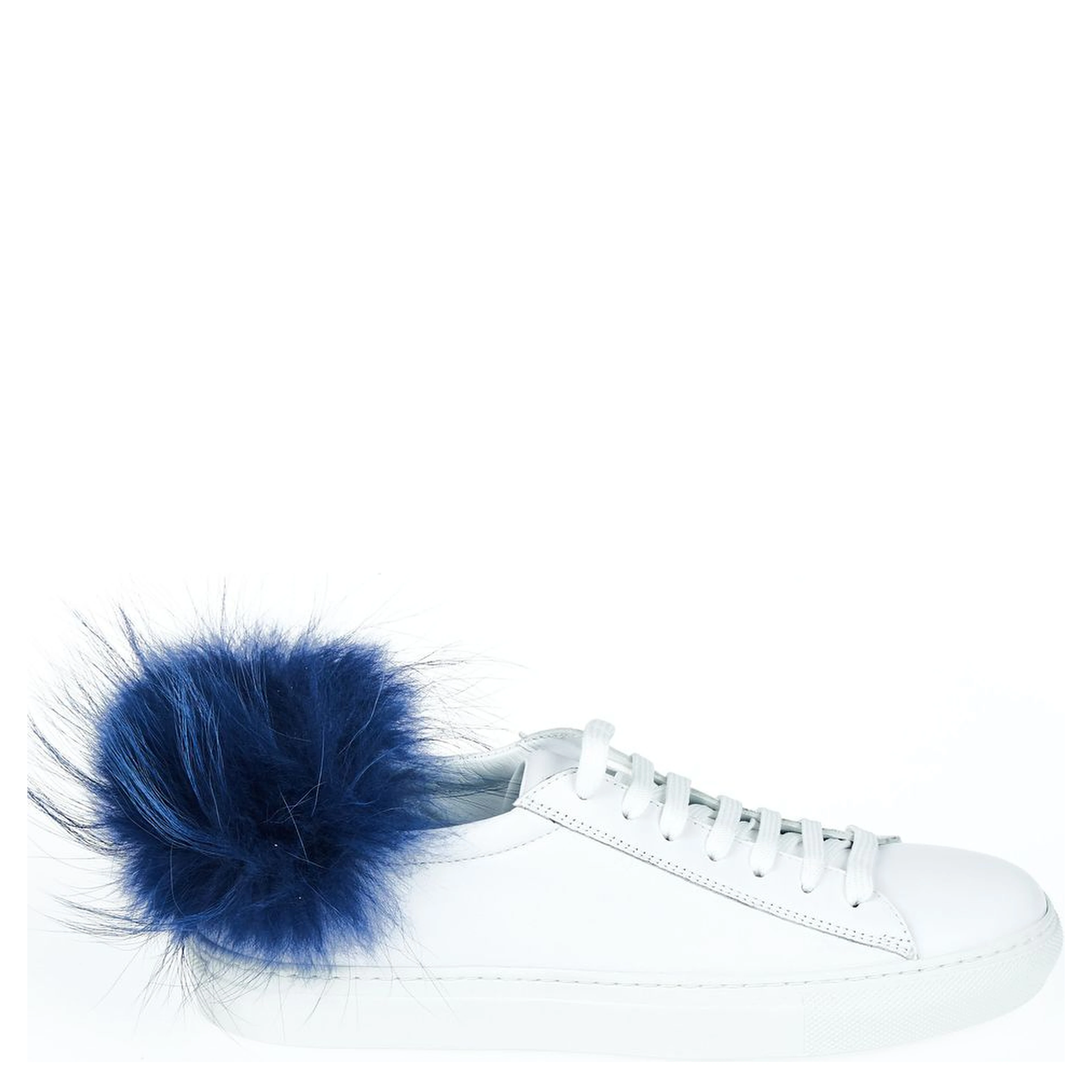 White Lamb Leather Women Sneaker