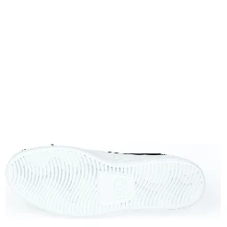 Black Leather Women Slip-On Shoe