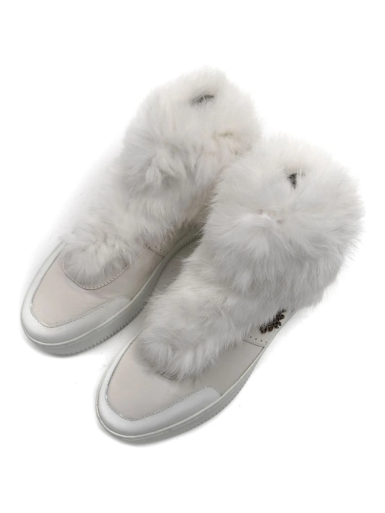 White Cotton Women Sneaker alternative