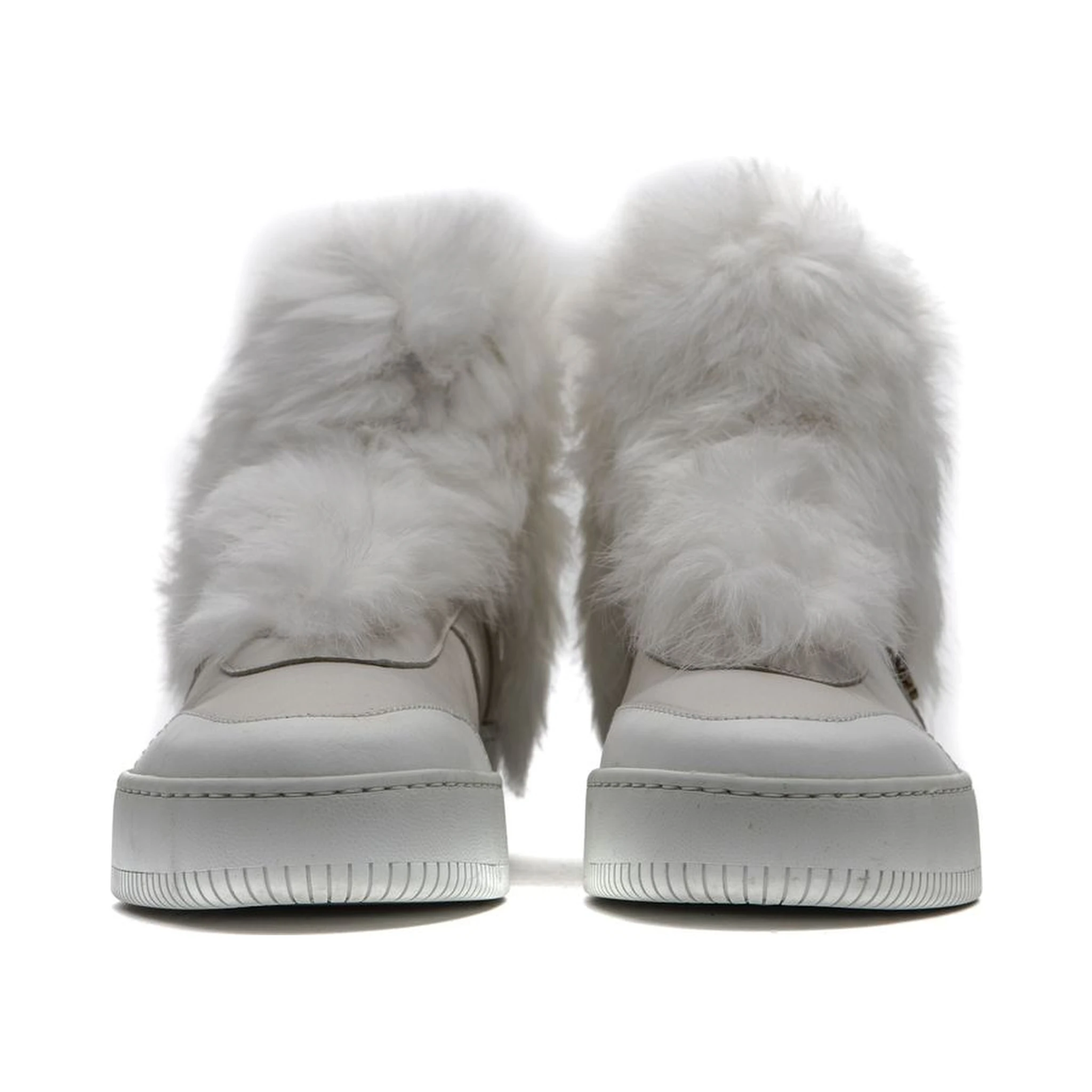 White Cotton Women Sneaker
