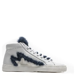 White Leather Women Sneaker