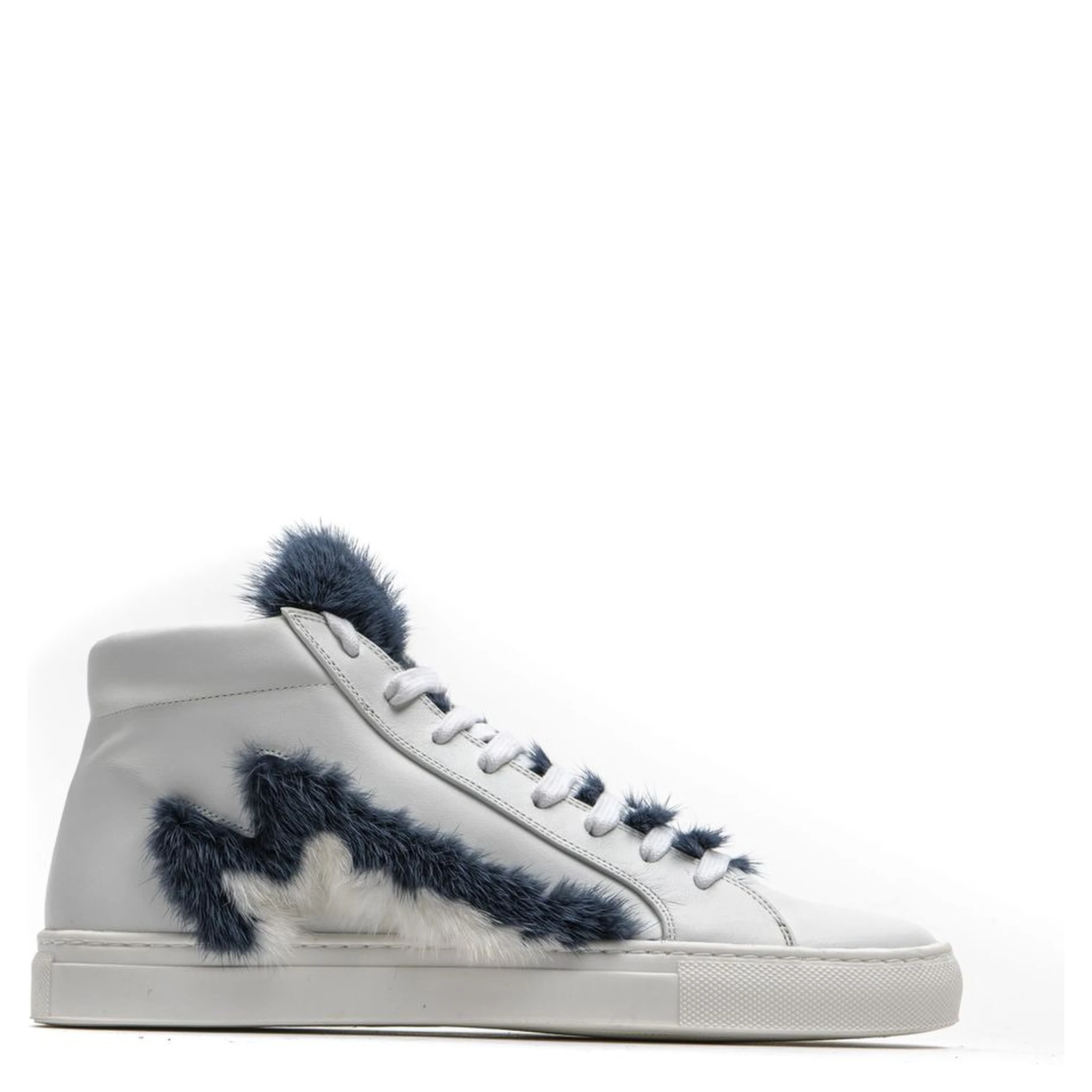 White Leather Women Sneaker