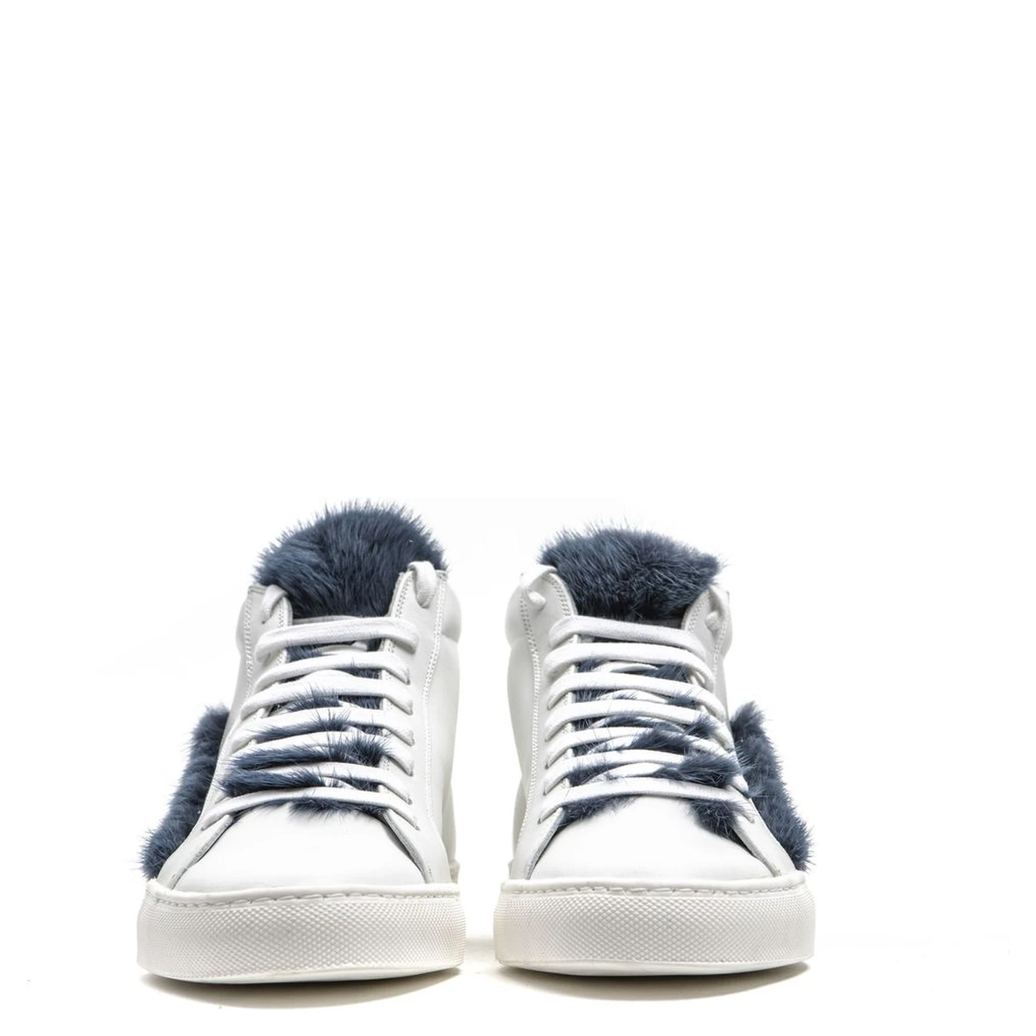 White Leather Women Sneaker