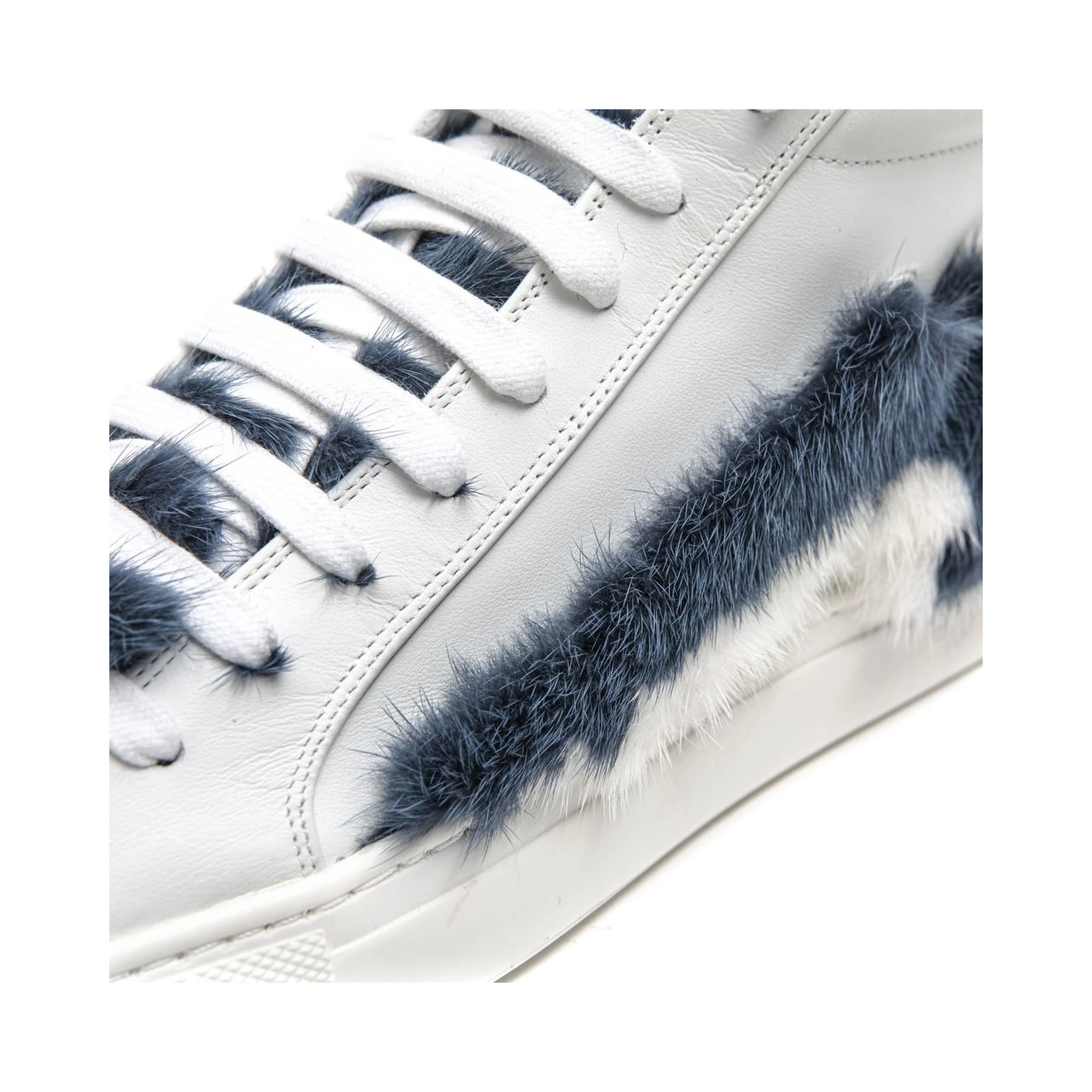 White Leather Women Sneaker