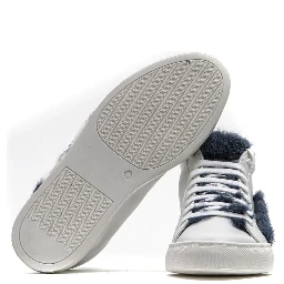 White Leather Women Sneaker