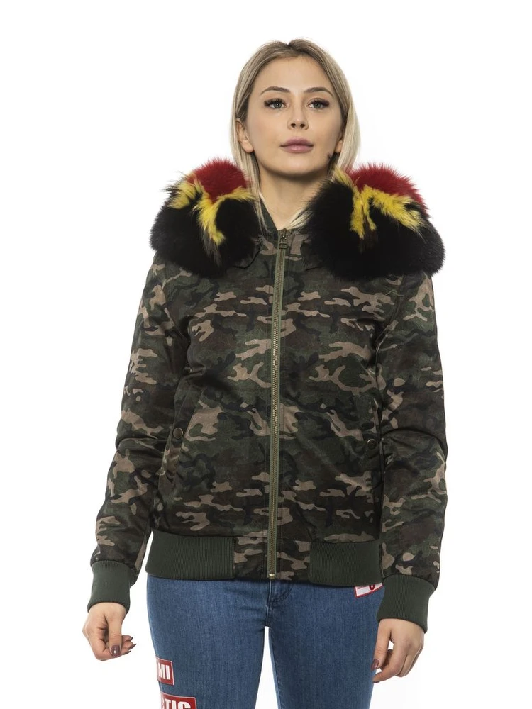 Army Polyamide Women Bomber Jacket