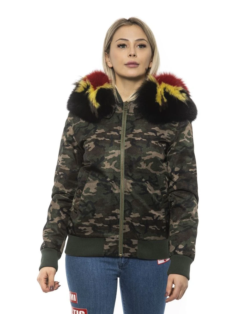 Army Polyamide Women Bomber Jacket