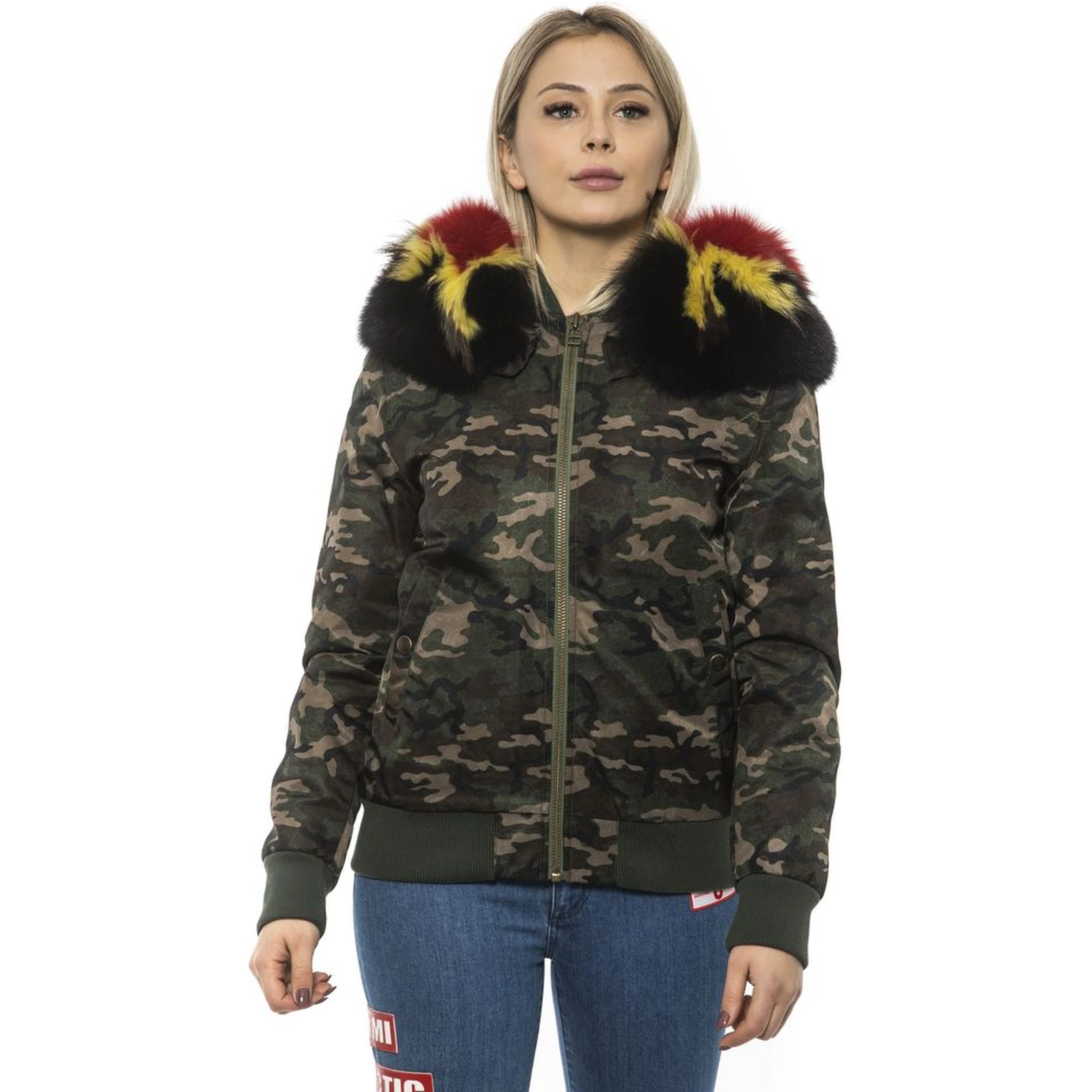 Army Polyamide Women Bomber Jacket