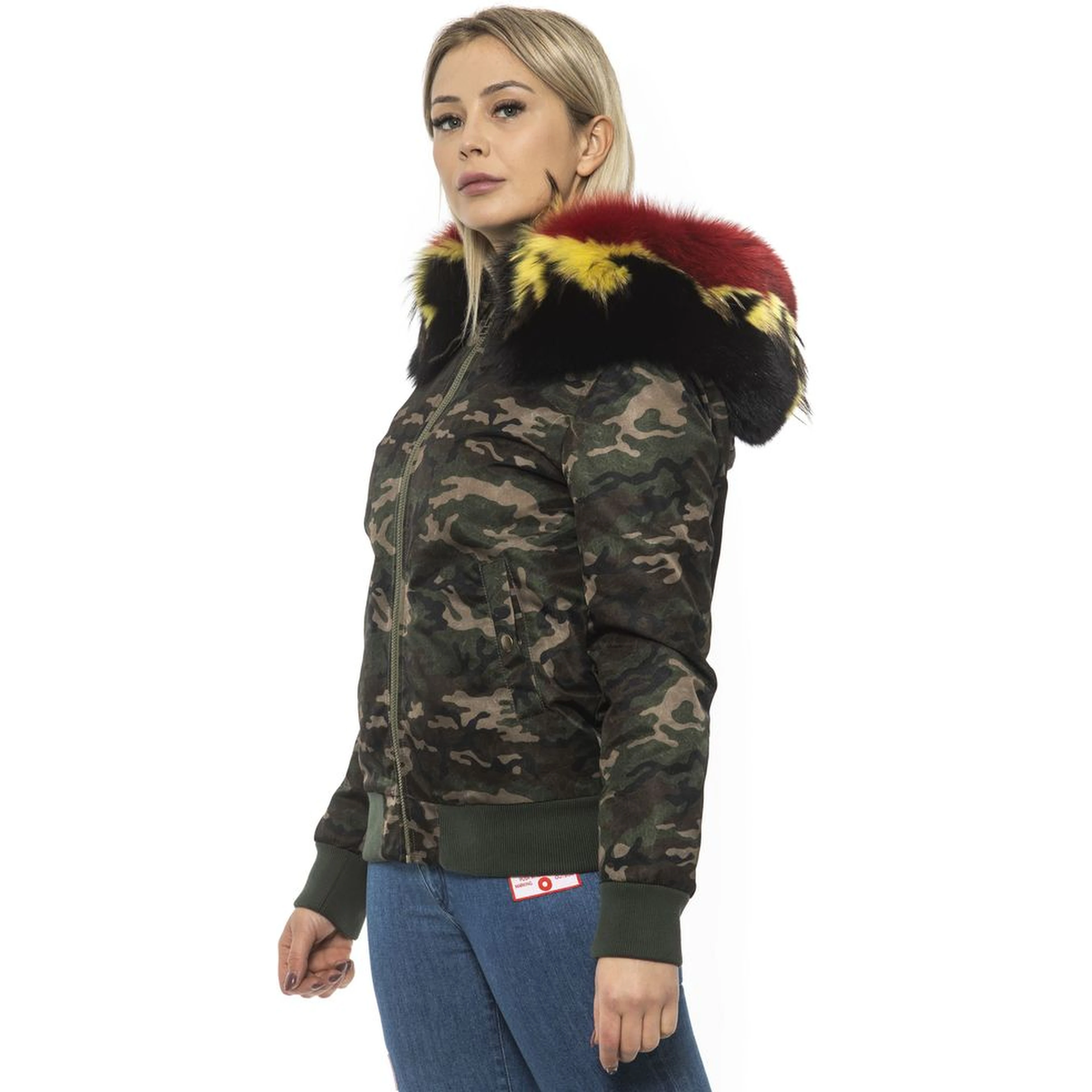 Army Polyamide Women Bomber Jacket