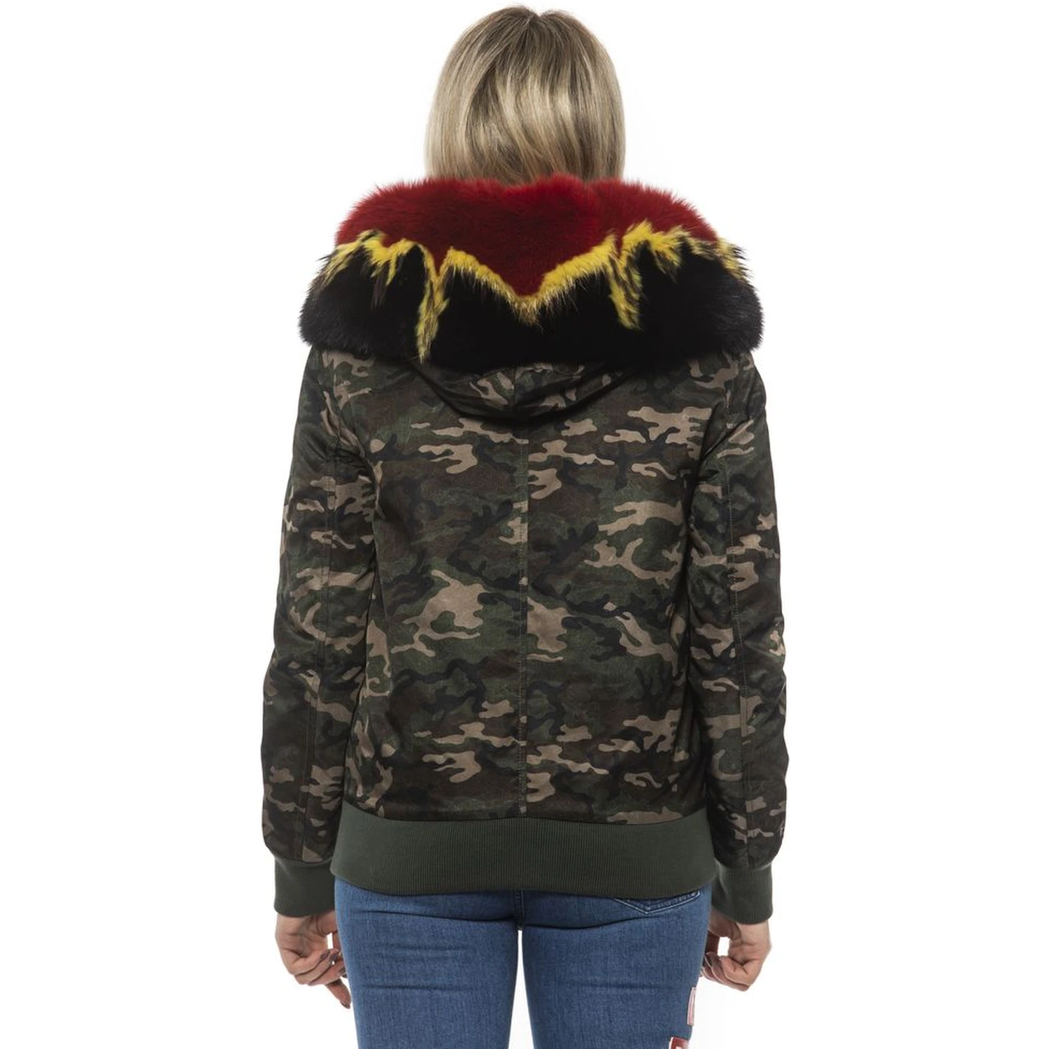 Army Polyamide Women Bomber Jacket