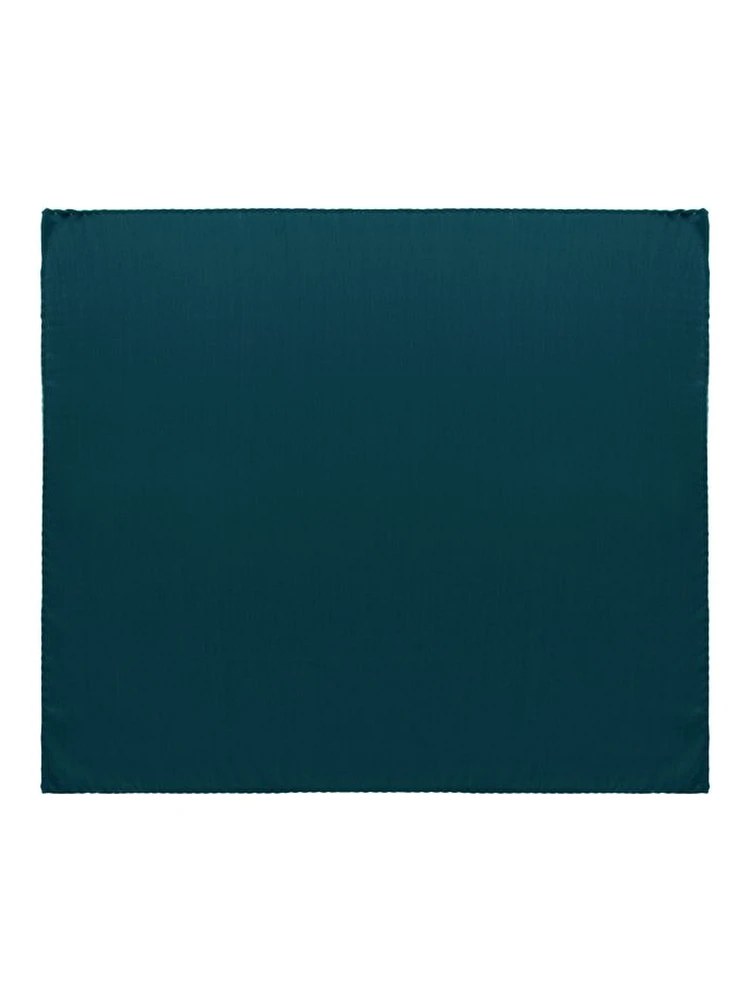Green Silk Pocket Square