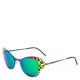 Multicolor Metal Sunglasses