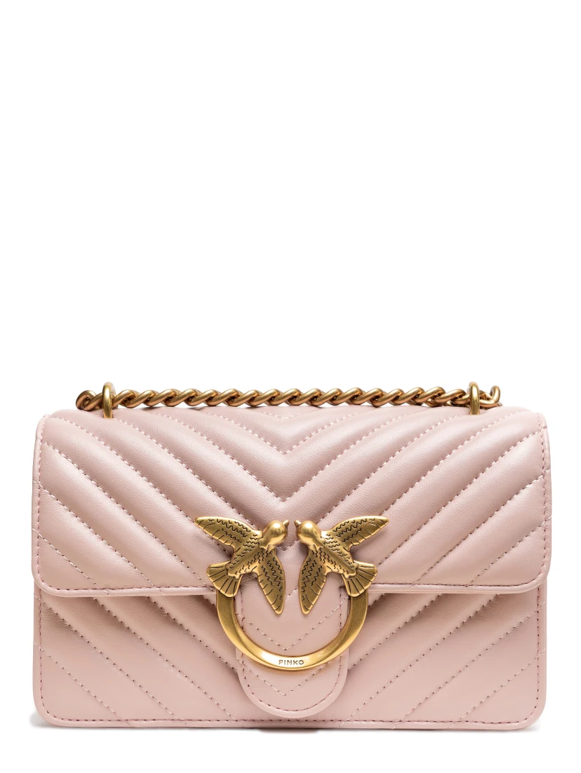 Powder Pink Love One Mini Shoulder Bag