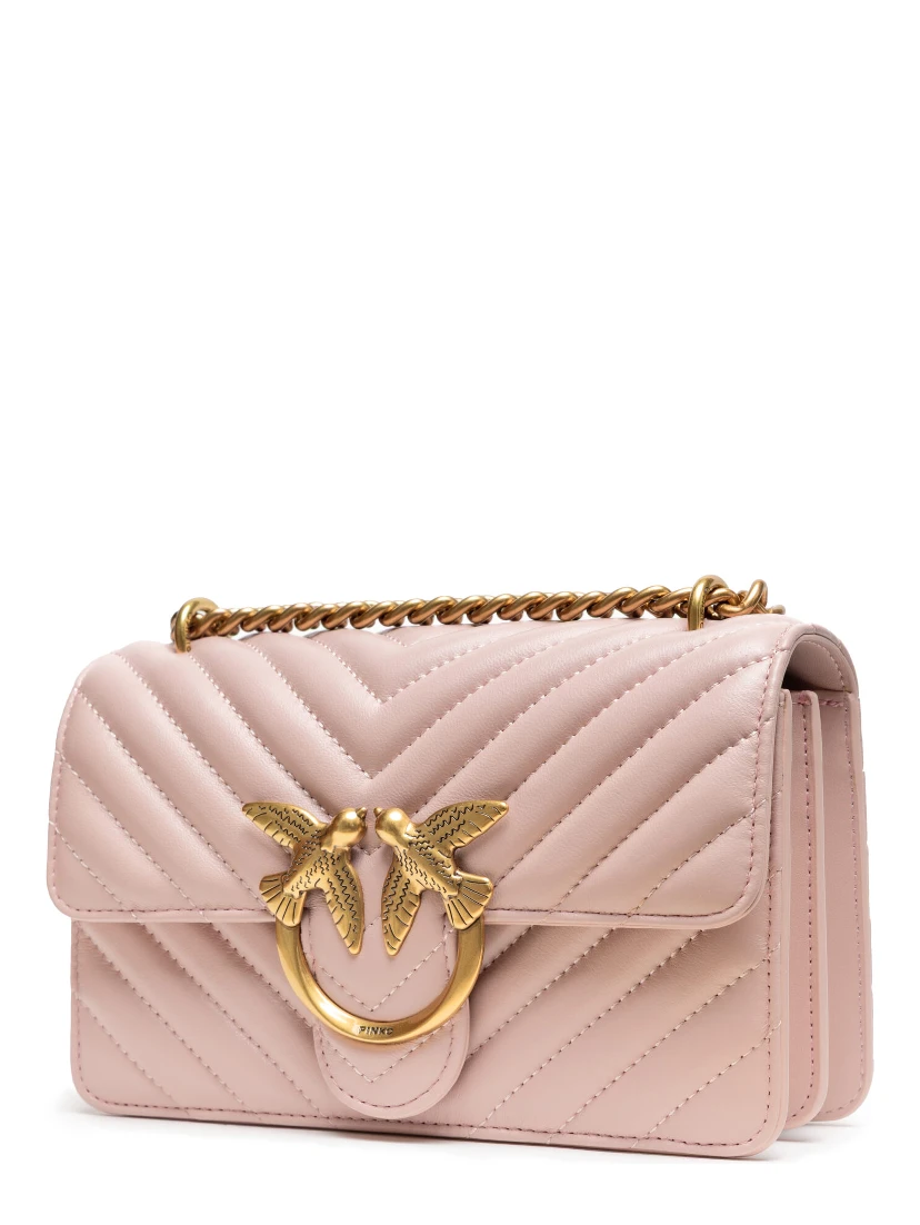 Powder Pink Love One Mini Shoulder Bag