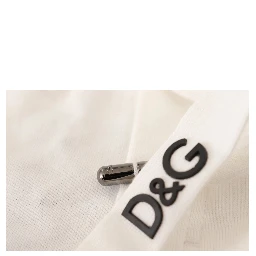 White Cotton Logo Patch Sweatpants Jogging Pants