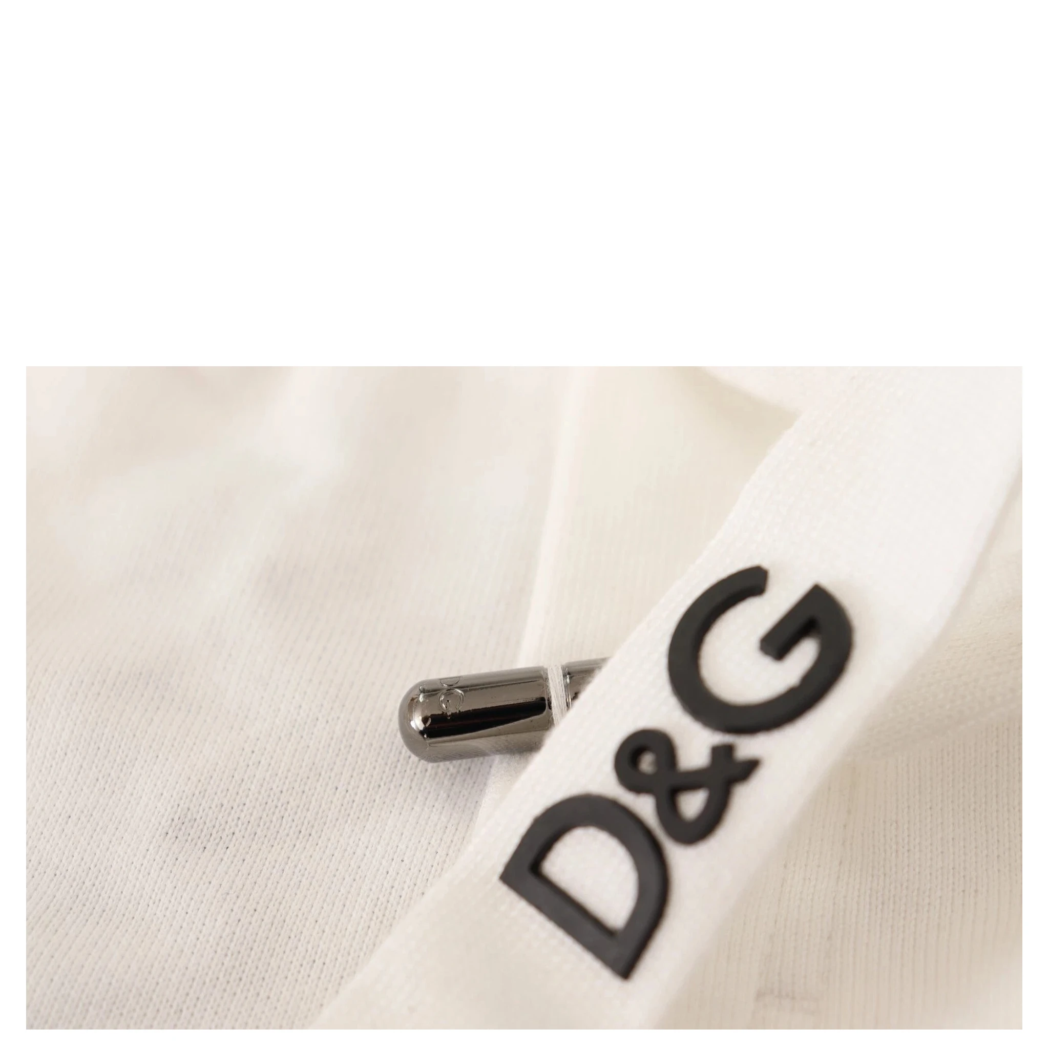 White Cotton Logo Patch Sweatpants Jogging Pants