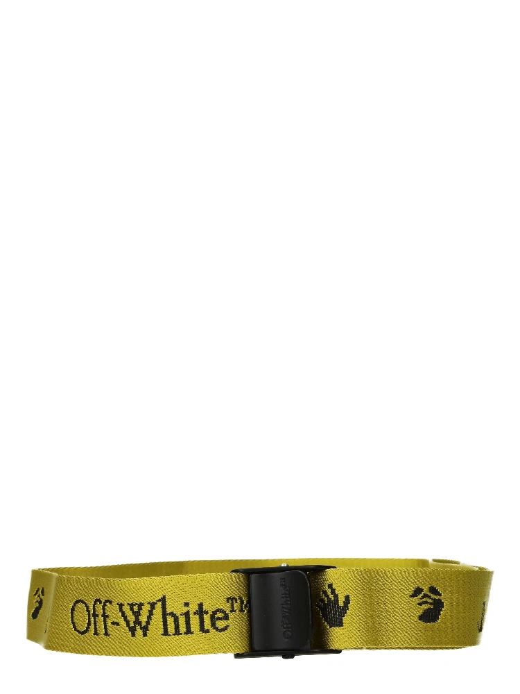 Yellow Fabric Regular Belt