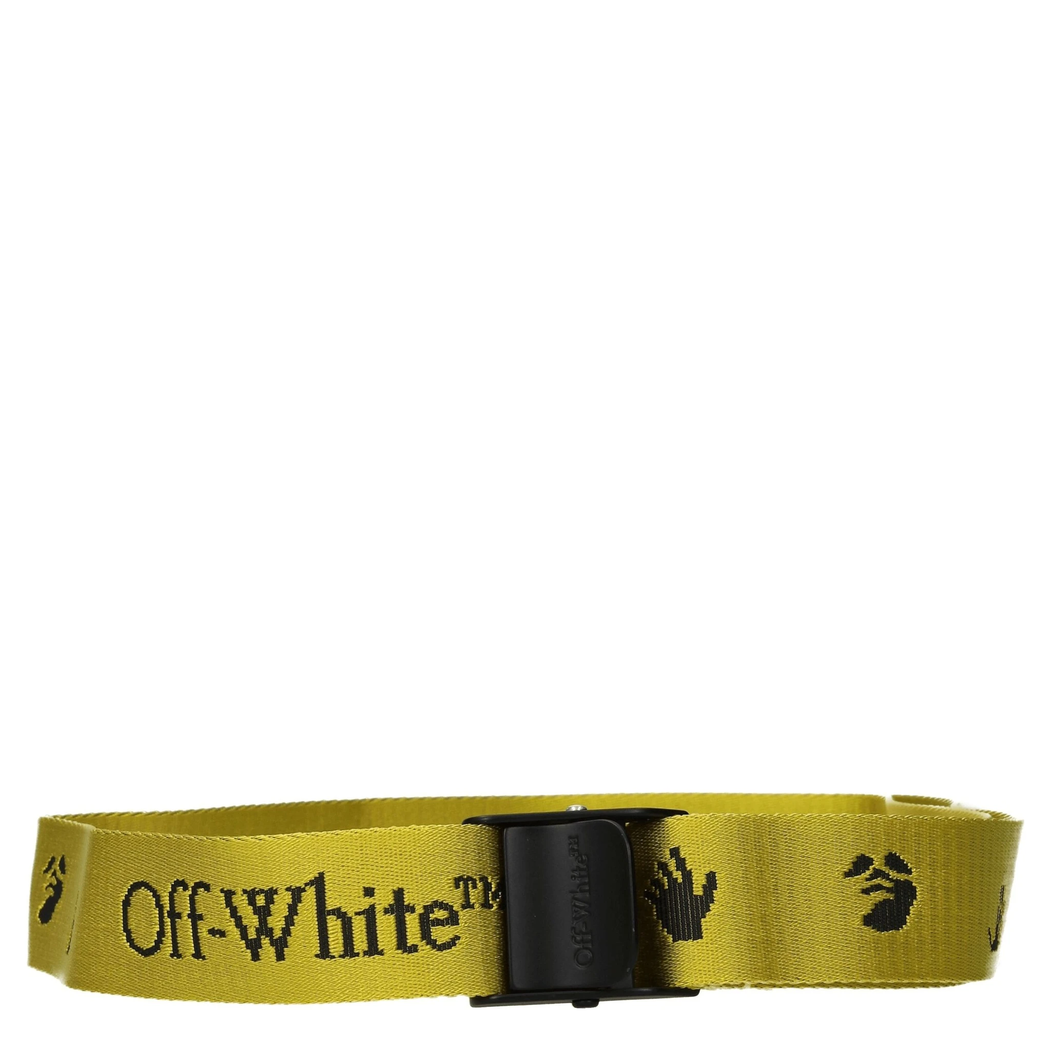 Yellow Fabric Regular Belt