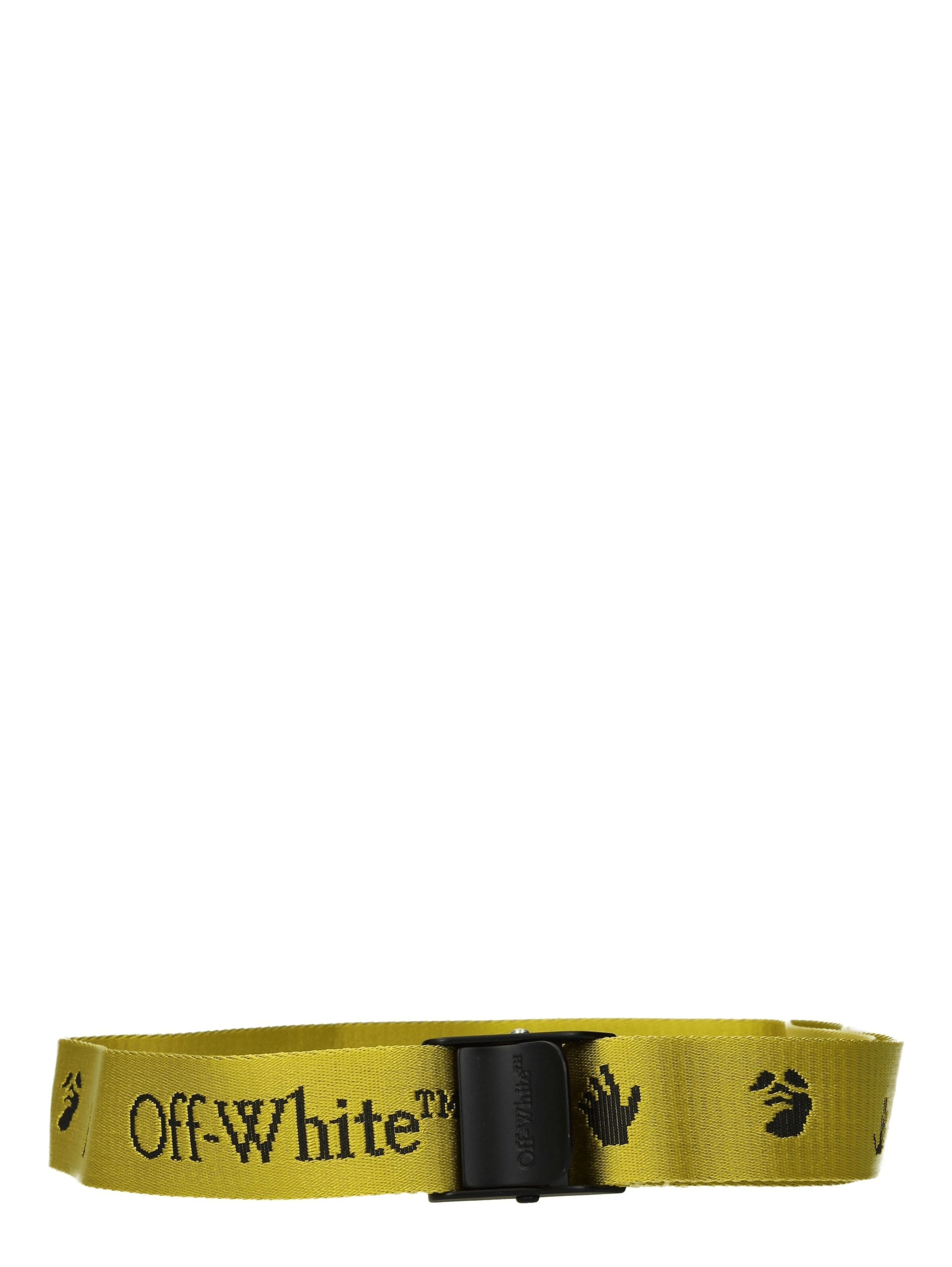 Yellow Fabric Regular Belt