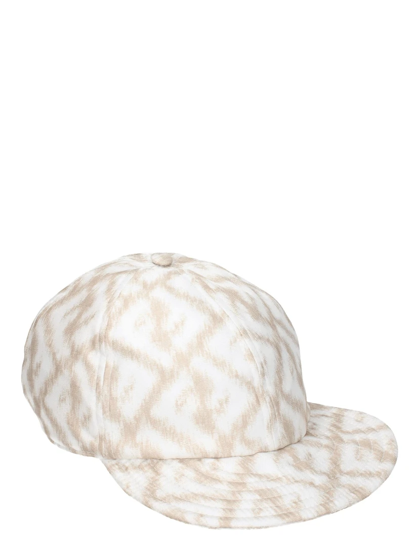 Beige Silk Cap (Baseball Hat)