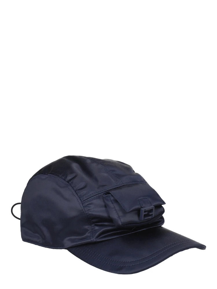 قبعة زرقاء من البولياميد (قبعة بيسبول)