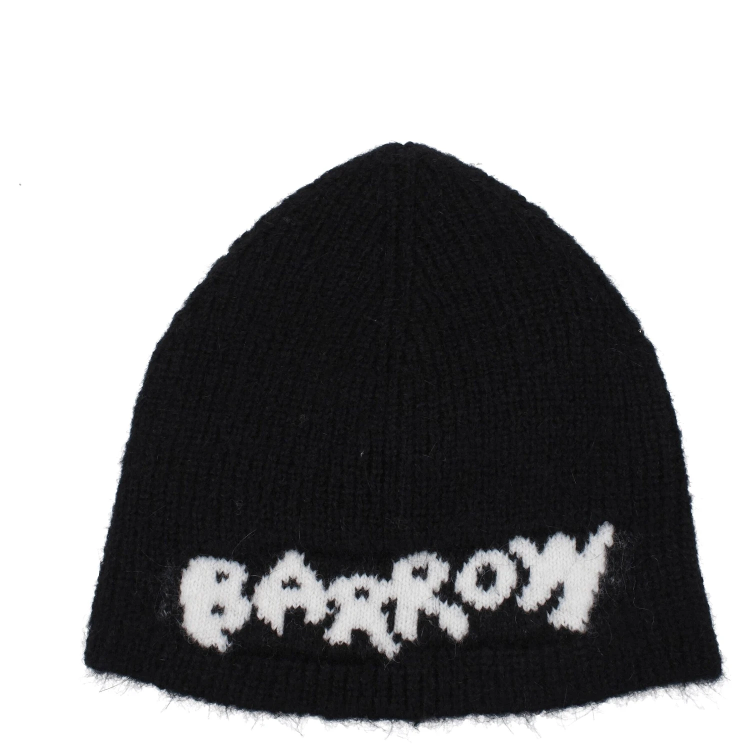 Black Marabou Beanie