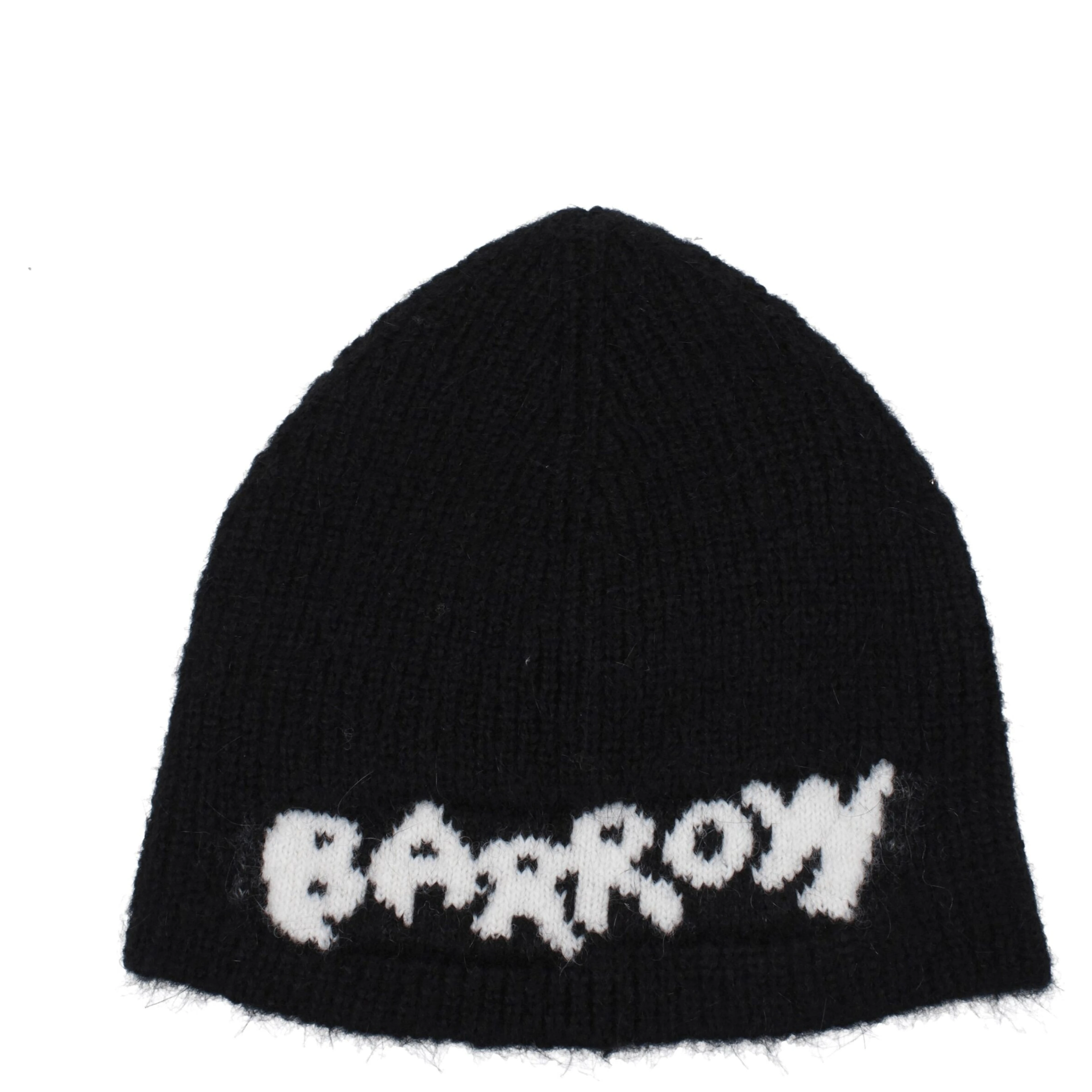 Black Marabou Beanie