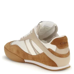 Brown Calf Leather Bos Taurus Athletic Sneakers