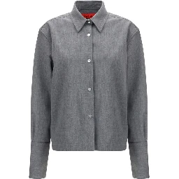 Gray Denim Shirt