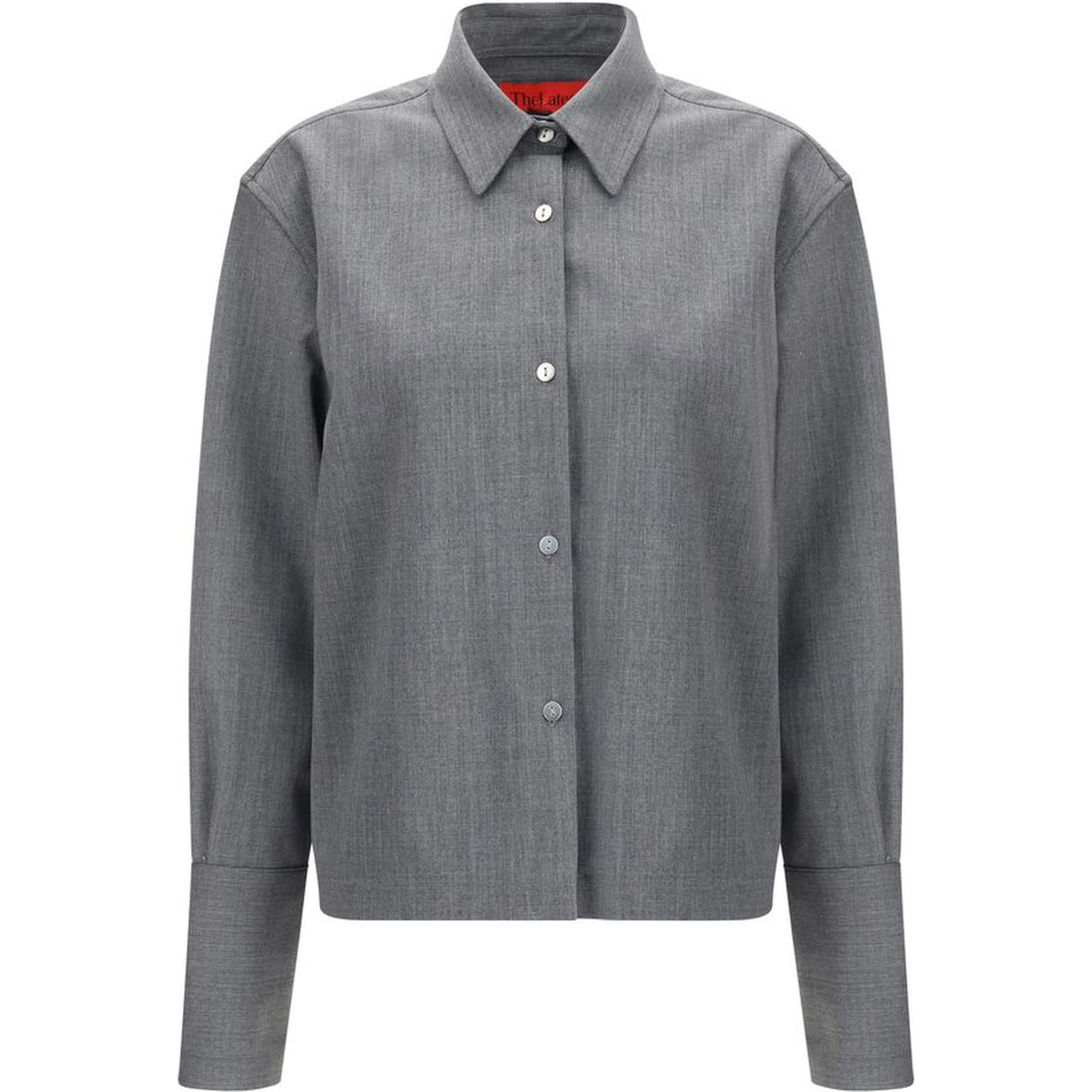 Gray Denim Shirt