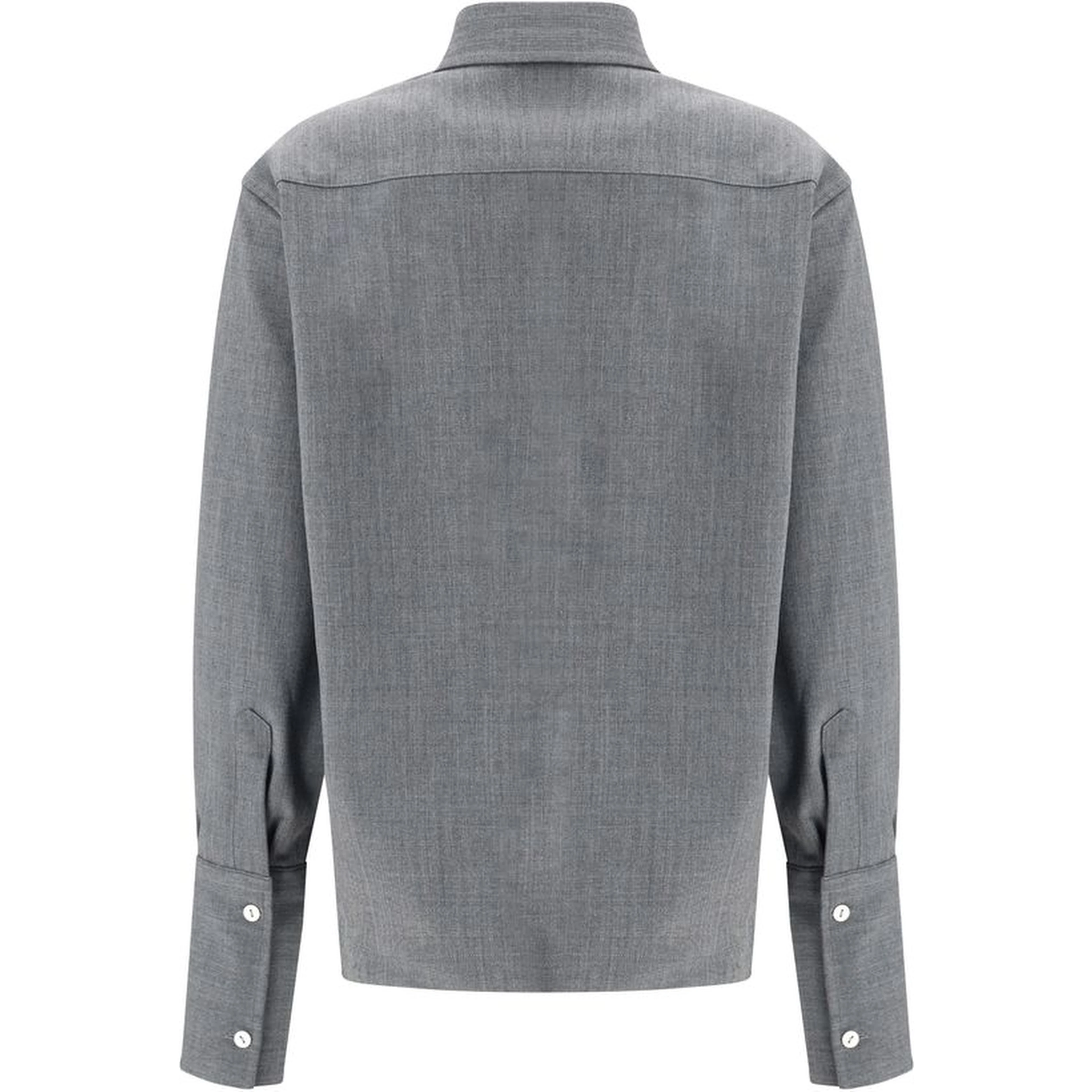 Gray Denim Shirt