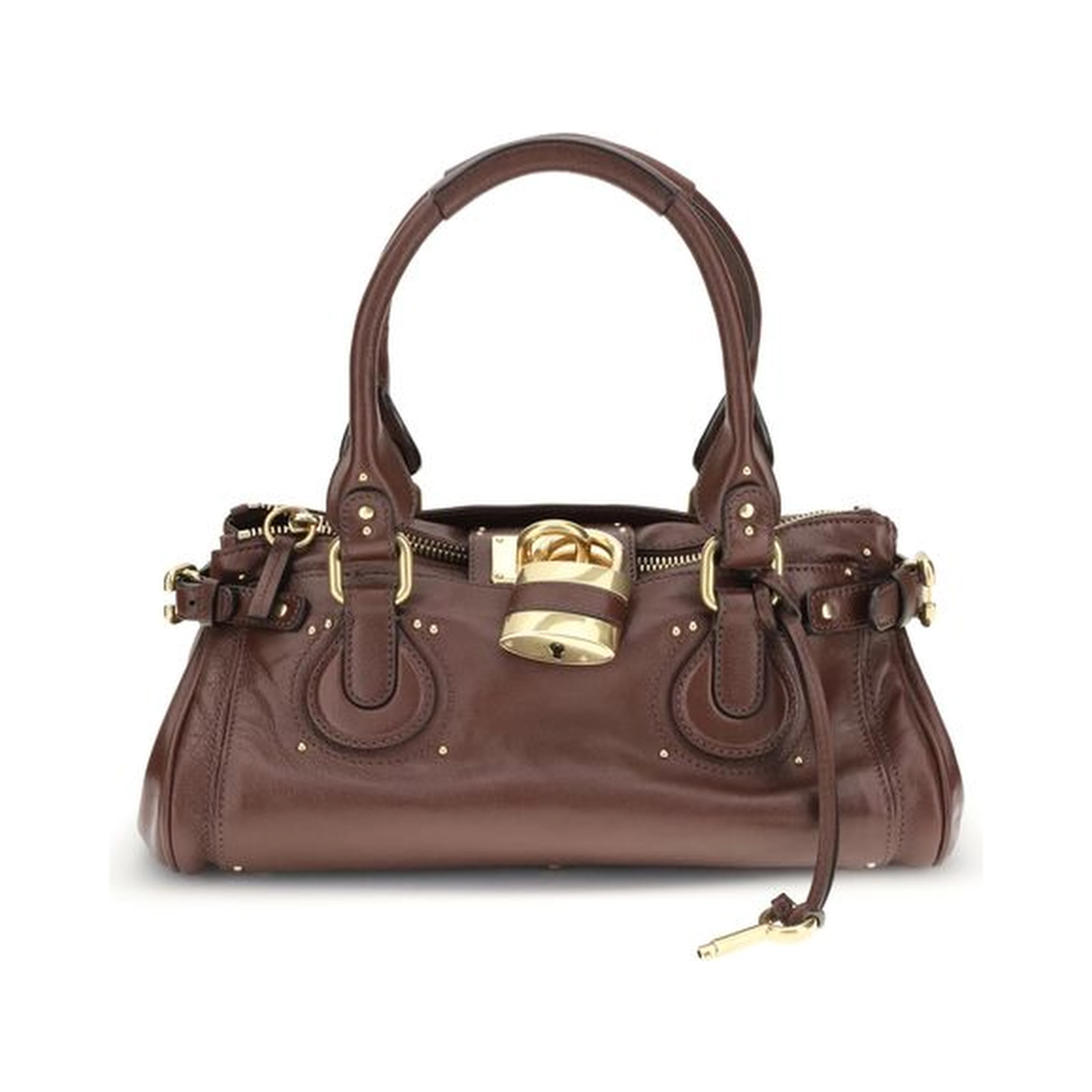 Bordeaux Buffalo Leather Shoulder Bag