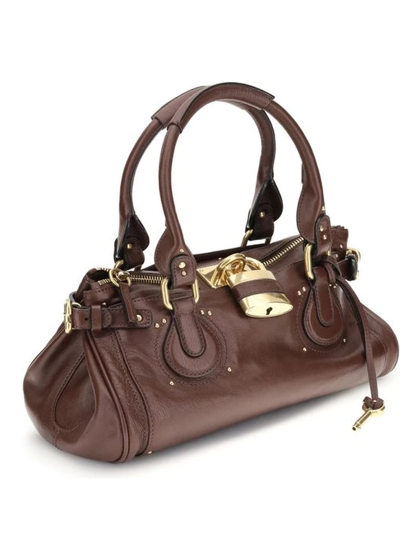 Bordeaux Buffalo Leather Shoulder Bag