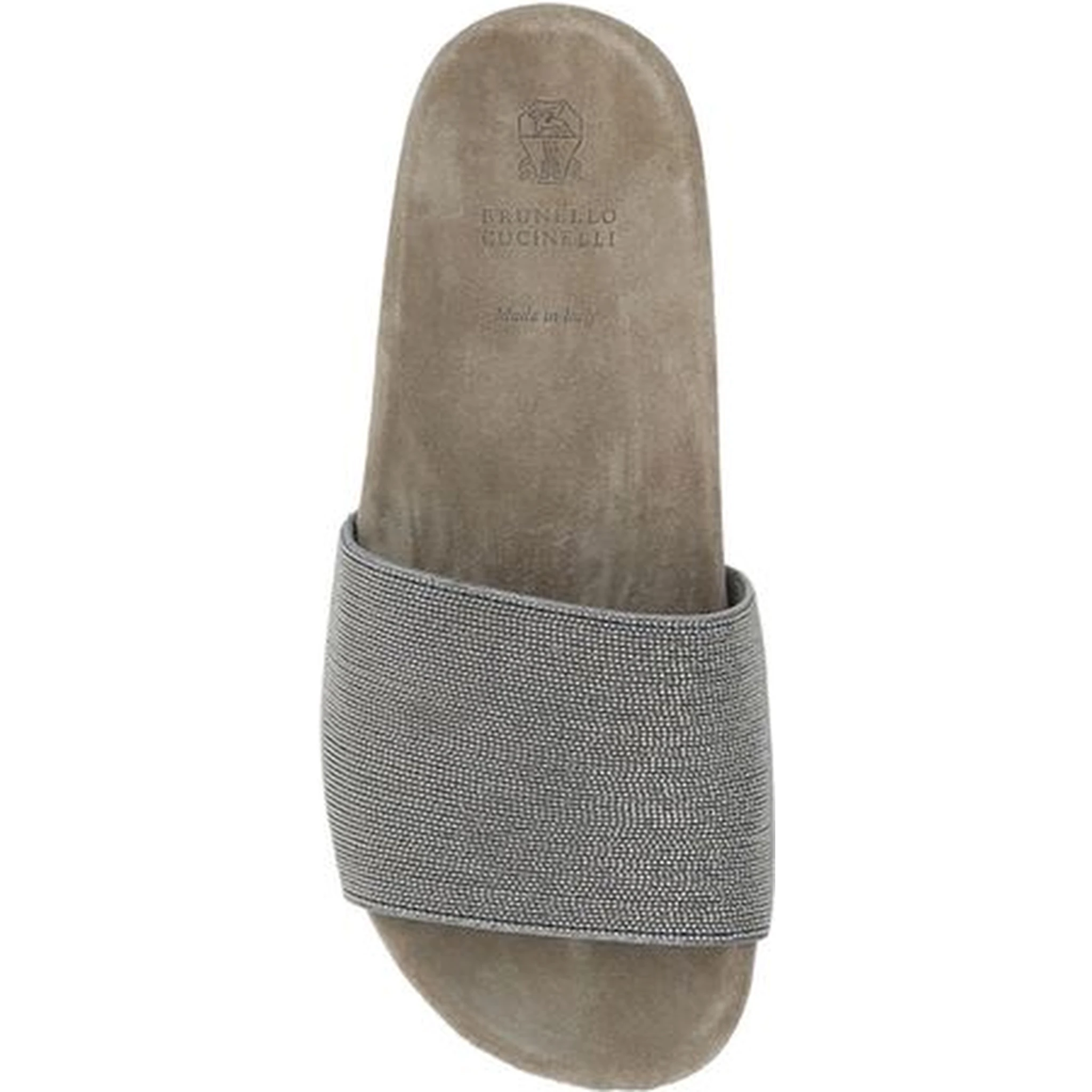 Brown Calf Leather Bos Taurus Flat Sandals