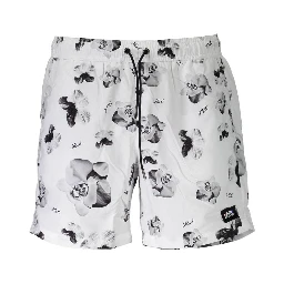 White Polyester Swimwear
